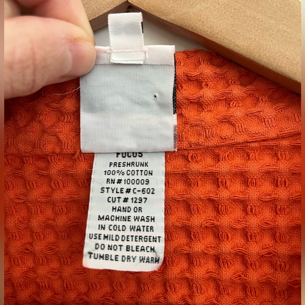 Focus Waffle Knit Button Front Jacket Cardigan Sh… - image 6